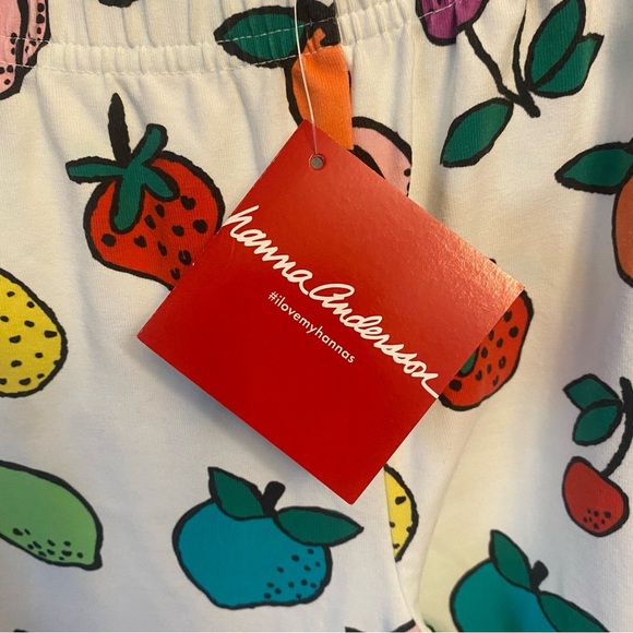 NWT Hanna Andersson fruit print legging size 14-16 - Picture 2 of 9